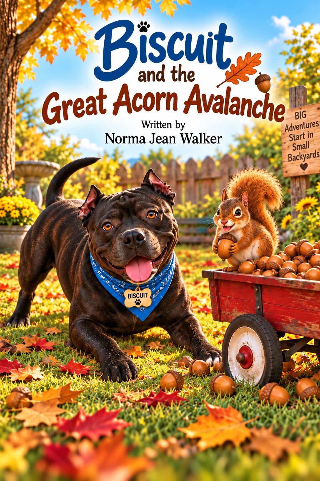 Original cover of Biscuit and the Great Acorn Avalanche